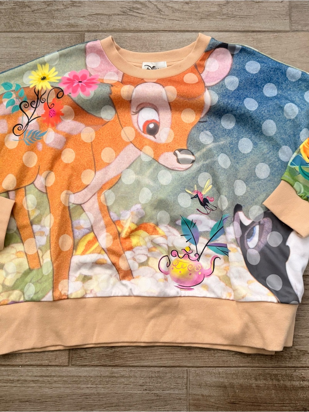 Disney Bambi Polka Dot Pullover Sweatshirt